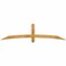 Ekena Millwork Bellingham Rough Sawn Timber Gable Bracket, Western Red Cedar, 84"W x 21"H x 2"D x 4"F, 6/12 Pitch GBW084X21X0204BEL00RWR - alternate 1